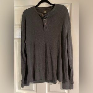 Men’s XL True Craft Henley Grey